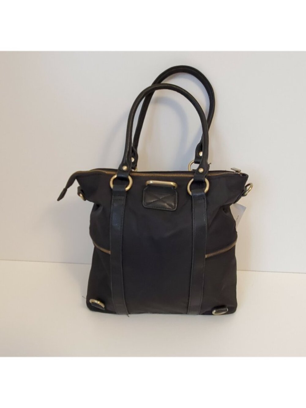 NEWLIE LOUISE Diaper Bag Convertible Backpack Handbag Black Changing Pad NWT - Picture 7 of 12